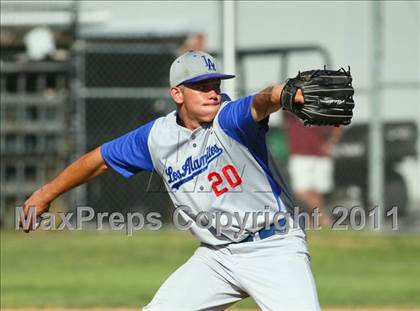 Thumbnail 2 in Los Alamitos @ Hart (CIF SS Playoffs) photogallery.
