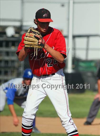 Thumbnail 3 in Los Alamitos @ Hart (CIF SS Playoffs) photogallery.