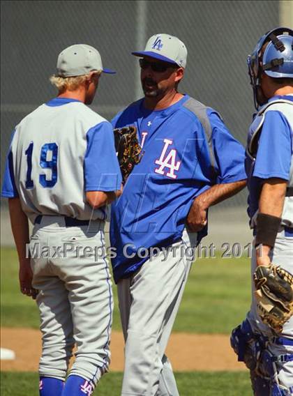 Thumbnail 1 in Los Alamitos @ Hart (CIF SS Playoffs) photogallery.