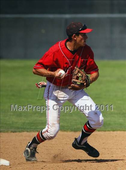 Thumbnail 1 in Los Alamitos @ Hart (CIF SS Playoffs) photogallery.