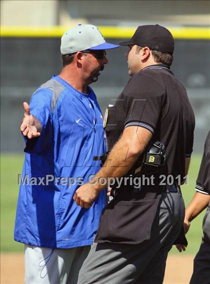 Thumbnail 1 in Los Alamitos @ Hart (CIF SS Playoffs) photogallery.