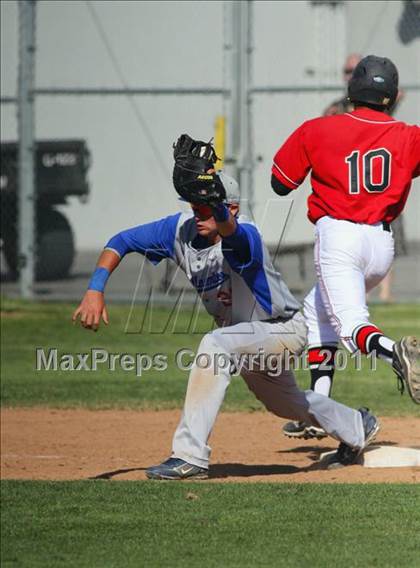 Thumbnail 2 in Los Alamitos @ Hart (CIF SS Playoffs) photogallery.