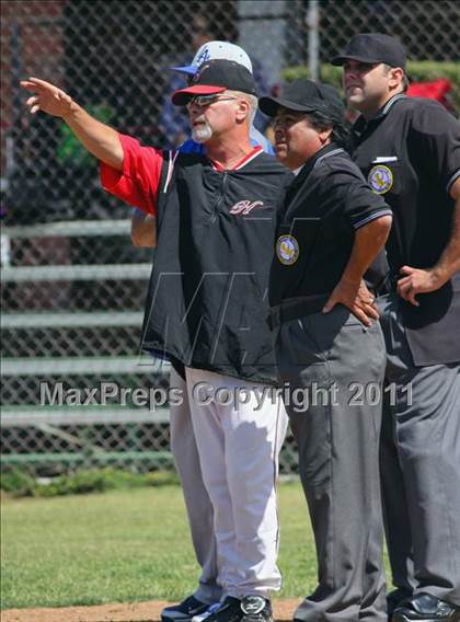 Thumbnail 3 in Los Alamitos @ Hart (CIF SS Playoffs) photogallery.