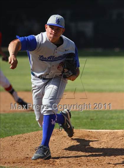 Thumbnail 3 in Los Alamitos @ Hart (CIF SS Playoffs) photogallery.