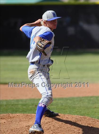 Thumbnail 2 in Los Alamitos @ Hart (CIF SS Playoffs) photogallery.