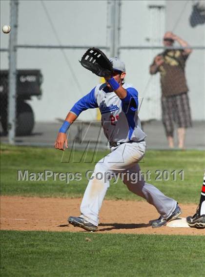 Thumbnail 1 in Los Alamitos @ Hart (CIF SS Playoffs) photogallery.
