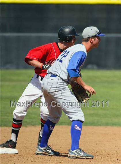 Thumbnail 3 in Los Alamitos @ Hart (CIF SS Playoffs) photogallery.