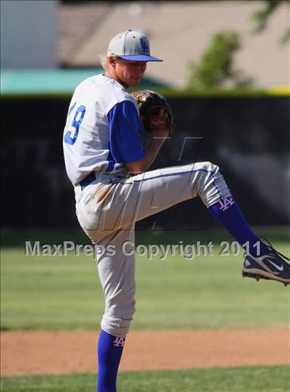 Thumbnail 3 in Los Alamitos @ Hart (CIF SS Playoffs) photogallery.