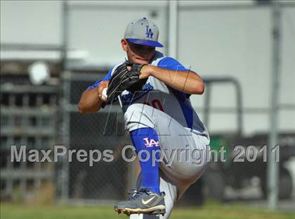 Thumbnail 1 in Los Alamitos @ Hart (CIF SS Playoffs) photogallery.