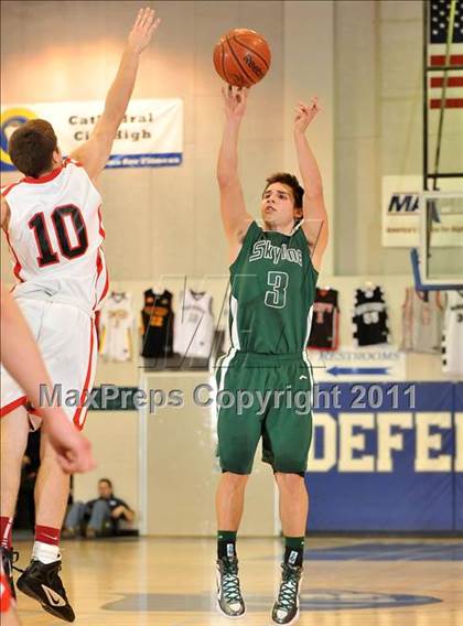 Thumbnail 1 in Skyline vs. Harvard-Westlake (MaxPreps Holiday Classic) photogallery.