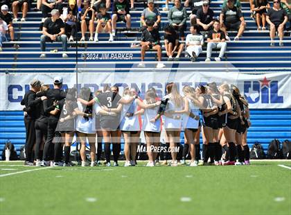 Thumbnail 2 in Prosper vs. Seven Lakes (UIL 6A Soccer Semifinal) photogallery.