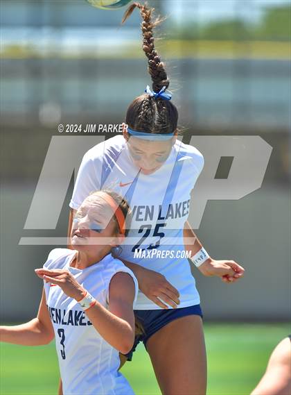 Thumbnail 1 in Prosper vs. Seven Lakes (UIL 6A Soccer Semifinal) photogallery.