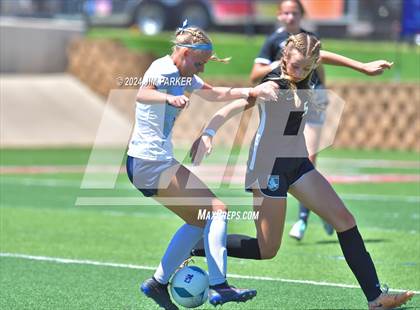 Thumbnail 3 in Prosper vs. Seven Lakes (UIL 6A Soccer Semifinal) photogallery.
