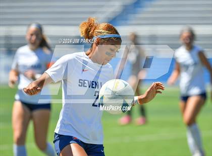Thumbnail 3 in Prosper vs. Seven Lakes (UIL 6A Soccer Semifinal) photogallery.