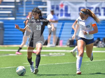 Thumbnail 1 in Prosper vs. Seven Lakes (UIL 6A Soccer Semifinal) photogallery.