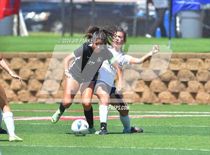 Thumbnail 3 in Prosper vs. Seven Lakes (UIL 6A Soccer Semifinal) photogallery.