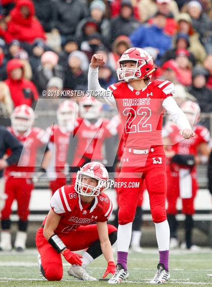 Thumbnail 3 in Brother Rice @ Marist (IHSA 8A Semifinal) photogallery.