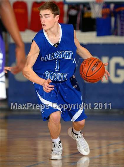 Thumbnail 2 in Rancho Cucamonga vs. Pleasant Grove (Maxpreps Holiday Classic) photogallery.