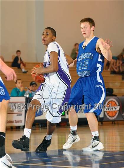 Thumbnail 2 in Rancho Cucamonga vs. Pleasant Grove (Maxpreps Holiday Classic) photogallery.