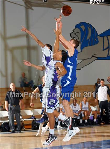 Thumbnail 1 in Rancho Cucamonga vs. Pleasant Grove (Maxpreps Holiday Classic) photogallery.