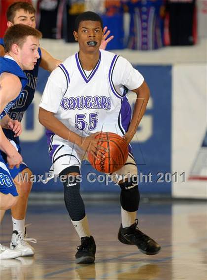 Thumbnail 1 in Rancho Cucamonga vs. Pleasant Grove (Maxpreps Holiday Classic) photogallery.