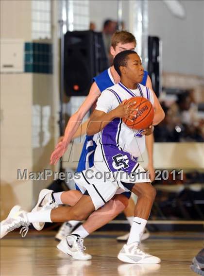 Thumbnail 1 in Rancho Cucamonga vs. Pleasant Grove (Maxpreps Holiday Classic) photogallery.