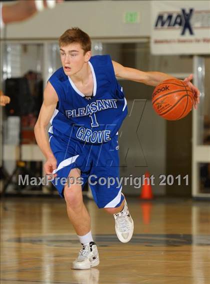 Thumbnail 1 in Rancho Cucamonga vs. Pleasant Grove (Maxpreps Holiday Classic) photogallery.