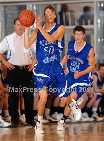 Thumbnail 3 in Rancho Cucamonga vs. Pleasant Grove (Maxpreps Holiday Classic) photogallery.