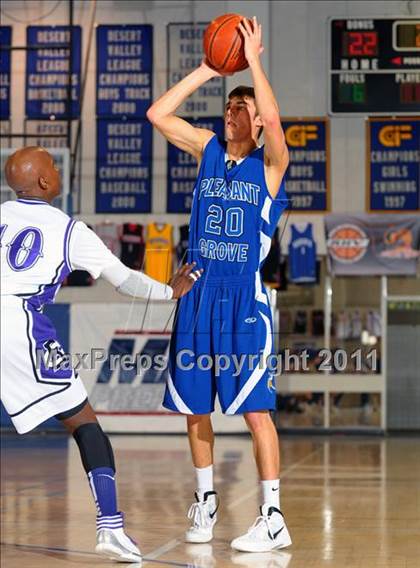 Thumbnail 2 in Rancho Cucamonga vs. Pleasant Grove (Maxpreps Holiday Classic) photogallery.