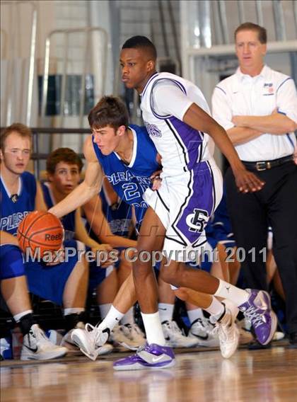 Thumbnail 1 in Rancho Cucamonga vs. Pleasant Grove (Maxpreps Holiday Classic) photogallery.