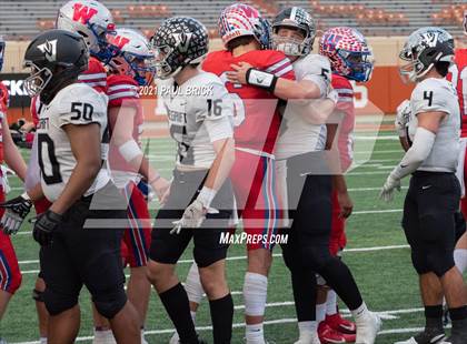 Thumbnail 1 in Westlake v Vandergrift (UIL 6A DII Region 4 Championship) photogallery.
