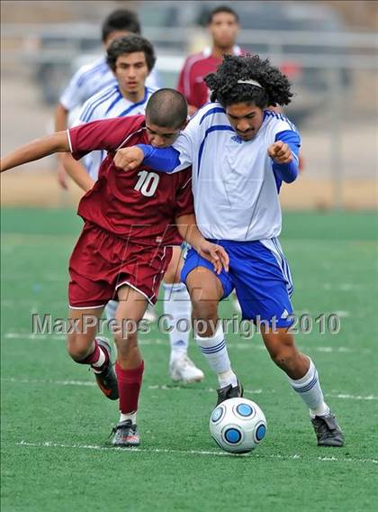 Thumbnail 3 in Plano vs Adamson (Garland ISD Tournament) photogallery.