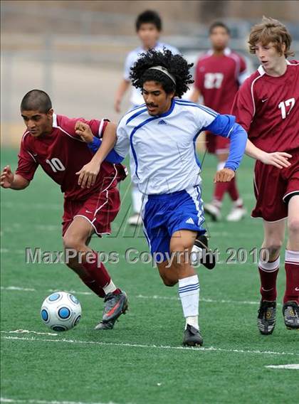Thumbnail 2 in Plano vs Adamson (Garland ISD Tournament) photogallery.