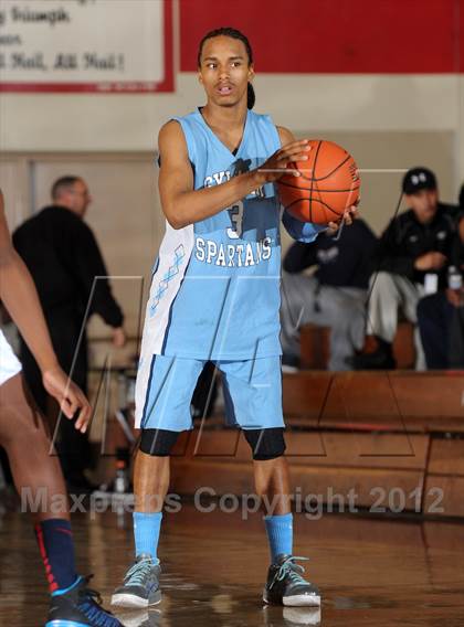 Thumbnail 1 in Leuzinger vs. Sylmar (Rose City Roundball Classic) photogallery.