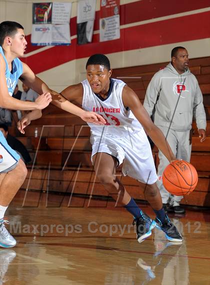 Thumbnail 1 in Leuzinger vs. Sylmar (Rose City Roundball Classic) photogallery.