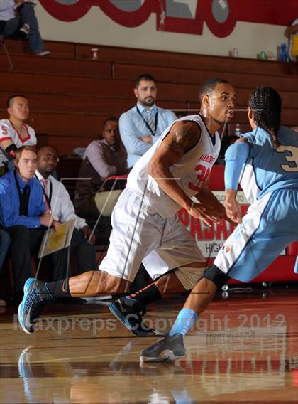 Thumbnail 1 in Leuzinger vs. Sylmar (Rose City Roundball Classic) photogallery.