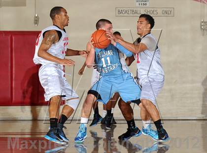 Thumbnail 1 in Leuzinger vs. Sylmar (Rose City Roundball Classic) photogallery.