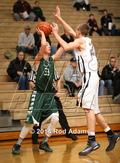 Thumbnail 3 in Lincoln Southwest vs. Lincoln Northeast (Heartland Athletic Conference Tournament) photogallery.