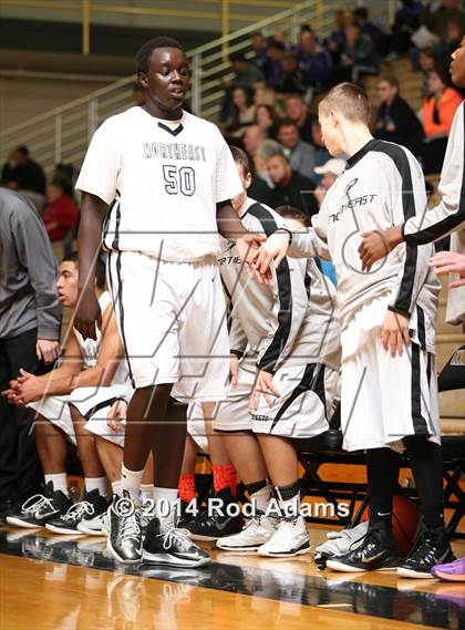 Thumbnail 3 in Lincoln Southwest vs. Lincoln Northeast (Heartland Athletic Conference Tournament) photogallery.