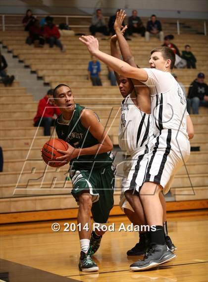 Thumbnail 3 in Lincoln Southwest vs. Lincoln Northeast (Heartland Athletic Conference Tournament) photogallery.