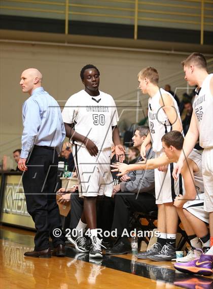 Thumbnail 1 in Lincoln Southwest vs. Lincoln Northeast (Heartland Athletic Conference Tournament) photogallery.