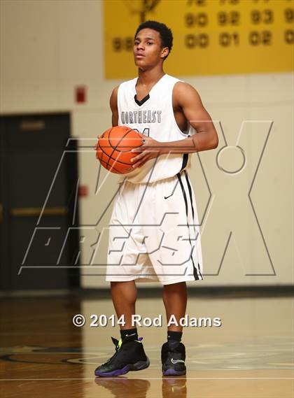 Thumbnail 1 in Lincoln Southwest vs. Lincoln Northeast (Heartland Athletic Conference Tournament) photogallery.