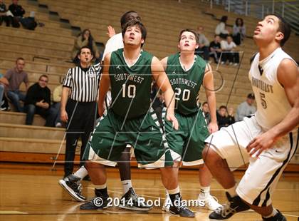 Thumbnail 3 in Lincoln Southwest vs. Lincoln Northeast (Heartland Athletic Conference Tournament) photogallery.