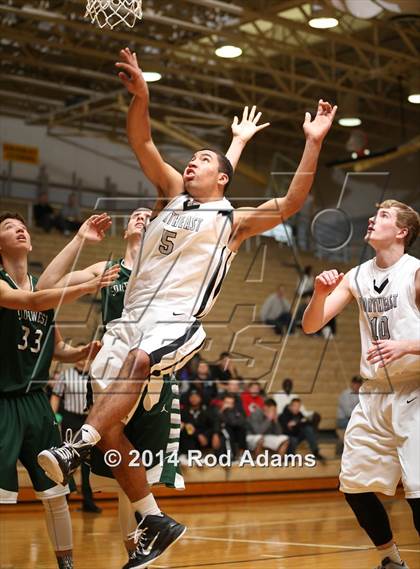 Thumbnail 3 in Lincoln Southwest vs. Lincoln Northeast (Heartland Athletic Conference Tournament) photogallery.