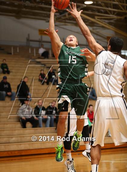 Thumbnail 1 in Lincoln Southwest vs. Lincoln Northeast (Heartland Athletic Conference Tournament) photogallery.