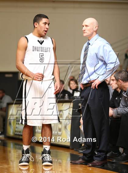Thumbnail 3 in Lincoln Southwest vs. Lincoln Northeast (Heartland Athletic Conference Tournament) photogallery.