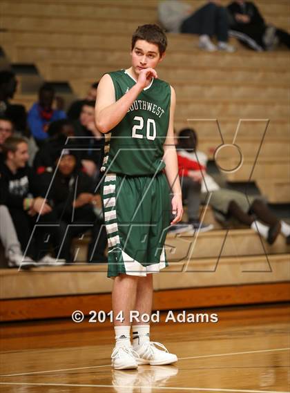 Thumbnail 1 in Lincoln Southwest vs. Lincoln Northeast (Heartland Athletic Conference Tournament) photogallery.
