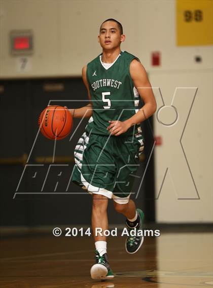 Thumbnail 2 in Lincoln Southwest vs. Lincoln Northeast (Heartland Athletic Conference Tournament) photogallery.