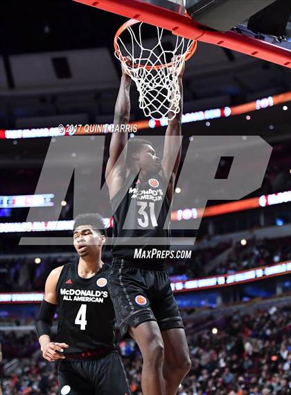 Thumbnail 3 in McDonald's All-American Game (East vs. West) photogallery.