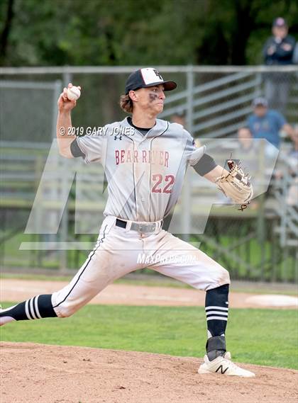 Thumbnail 3 in Bear River vs. Colfax (Game 2 - CIF SJS D5 Final) photogallery.